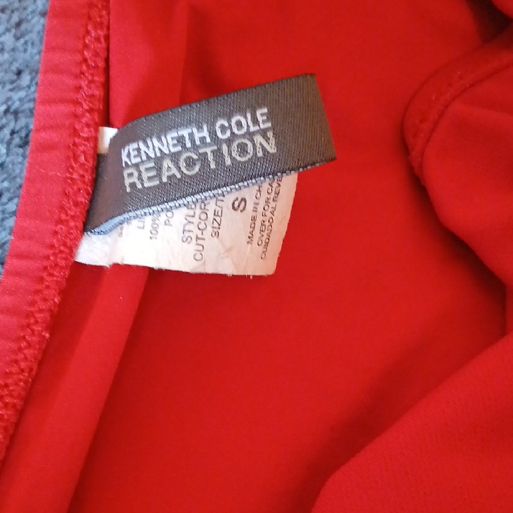 Kenneth Cole Reaction Bold Red Bikini Set Size Small - Picture 2 of 5